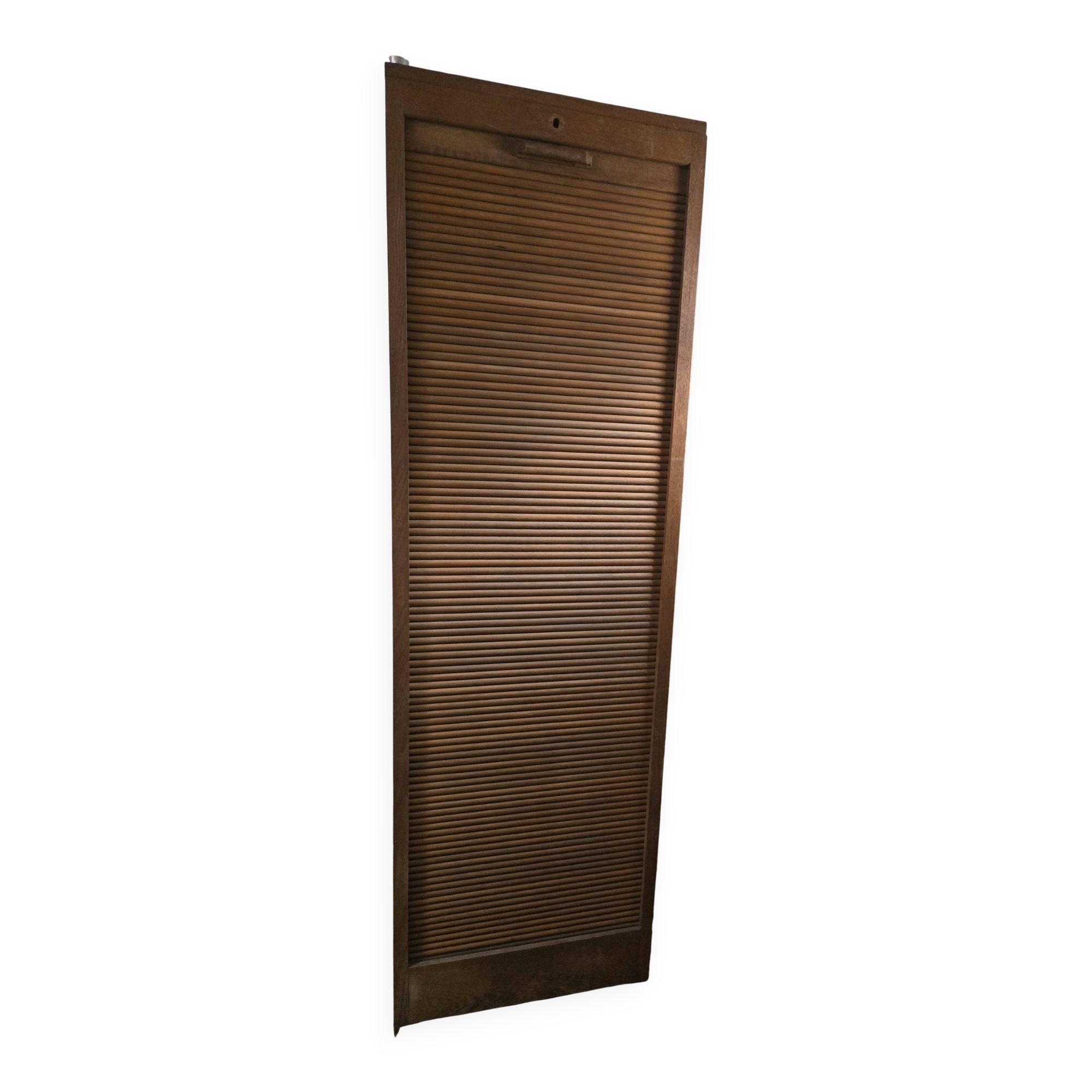Vintage curtain filing cabinet