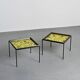 Pair of coffee tables by Mado Jolain & René Legrand, circa 1955
