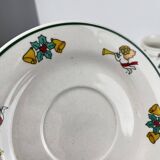 Set of 6 Christmas coffee/tea cups, 1980