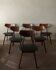 Vintage Dining Chairs by Louis van Teeffelen for AWA Set of 6 Dutch MCM