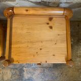 Pair of solid pine nightstands, Circa 1980s