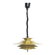 Lampe suspendue à pendentif en disques dorés Vitrika