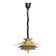 Lampe suspendue à pendentif en disques dorés Vitrika