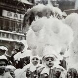 Binche carnival 1959 Gilles parade, Original photograph
