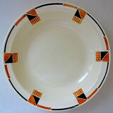 Badonviller earthenware dish (x 3) in "Bruno" model, circa 1925.