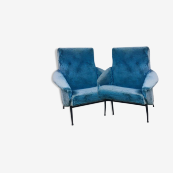 Pair of armchairs, Guy Besnard, circa 1950