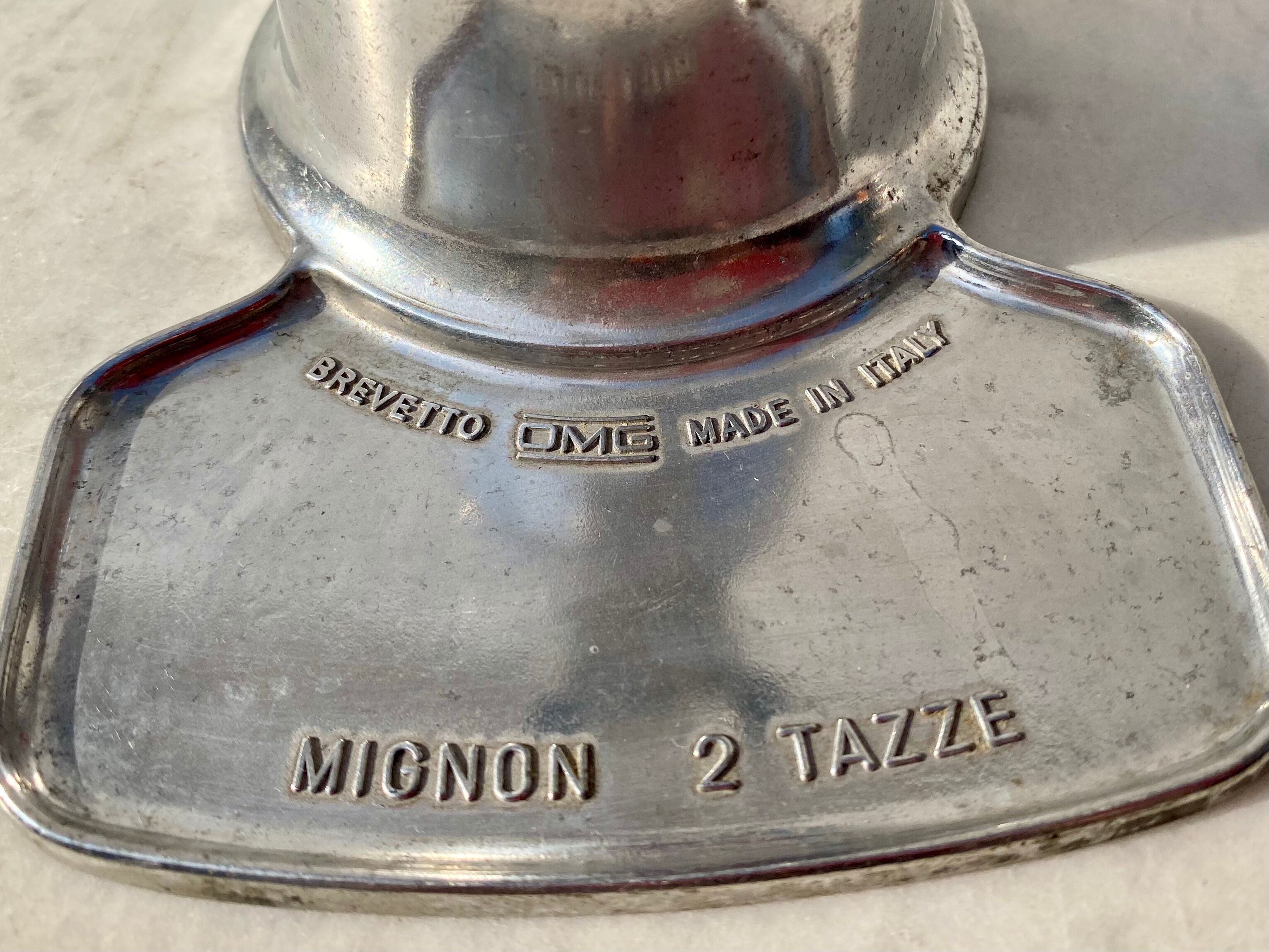 Mini Italian Coffee Maker 2 Cups OMG Cute Vintage 60s