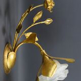 Wall lamp gold vintage pink