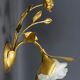 Wall lamp gold vintage pink