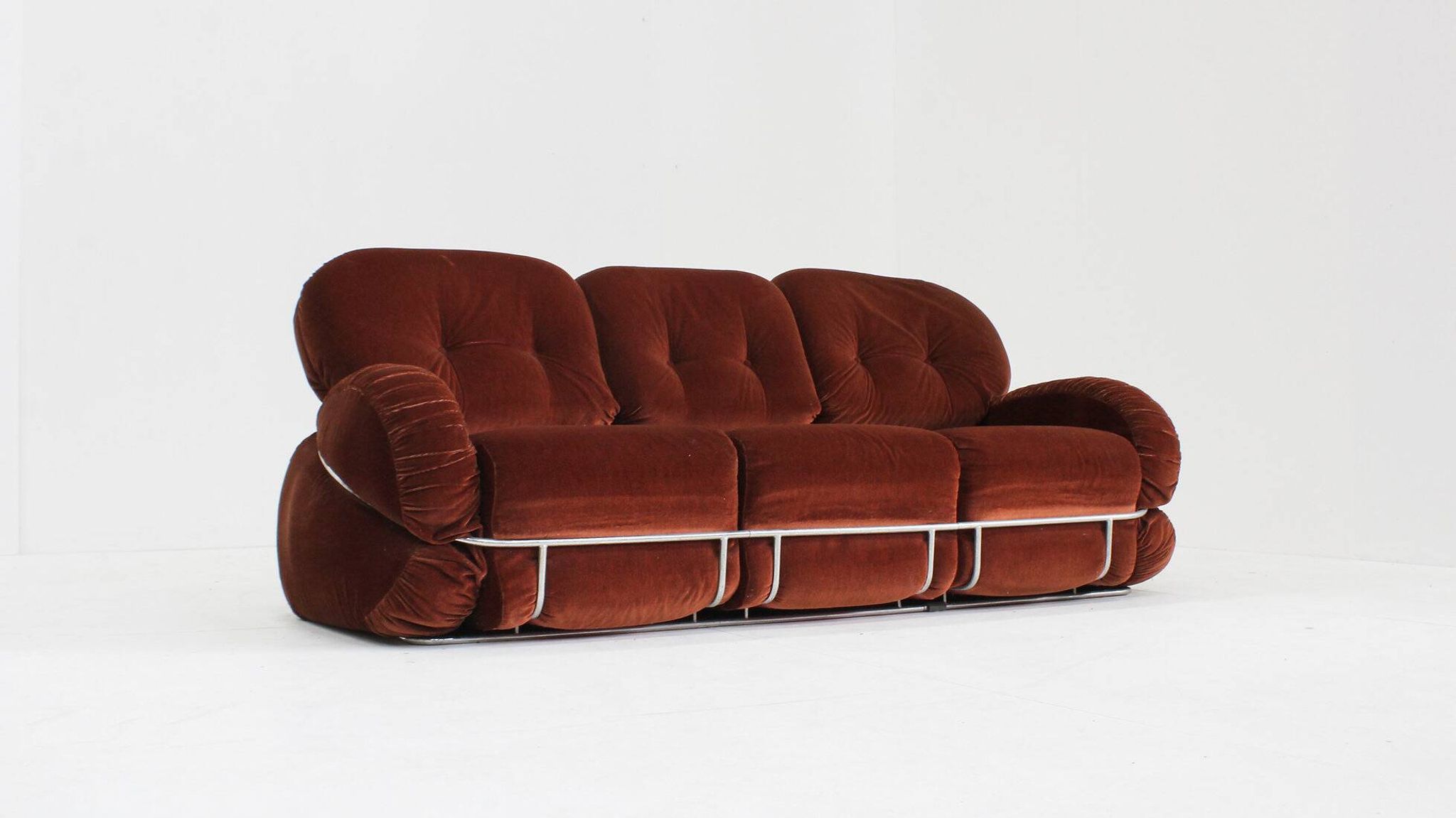 Vintage Okay sofa by Adriano Piazzesi, Italy 1970s