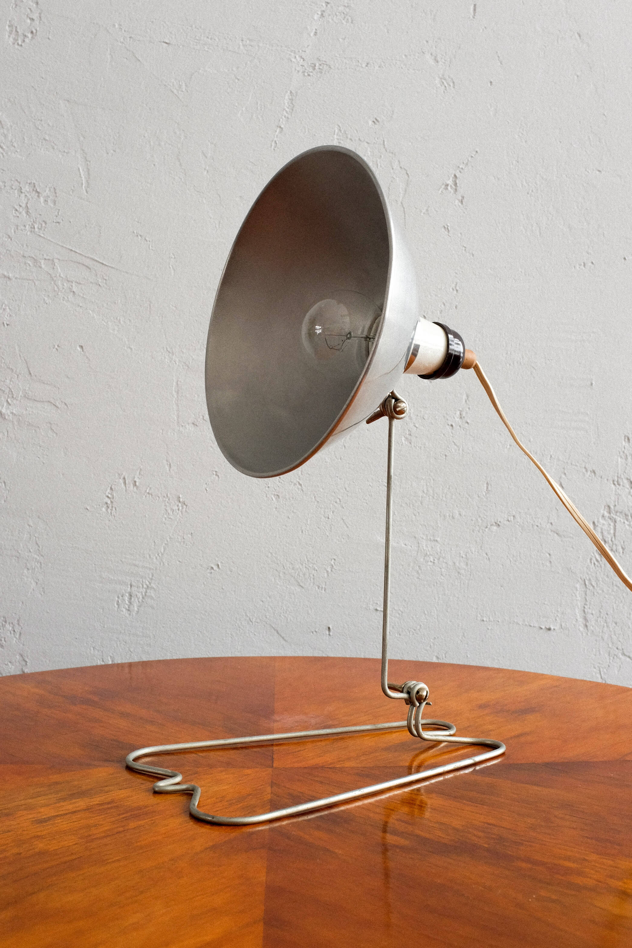 Industrial bakelite and metal table lamp, 1960s