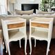 Paire de Tables de Chevet Style Louis XV Shabby Chic