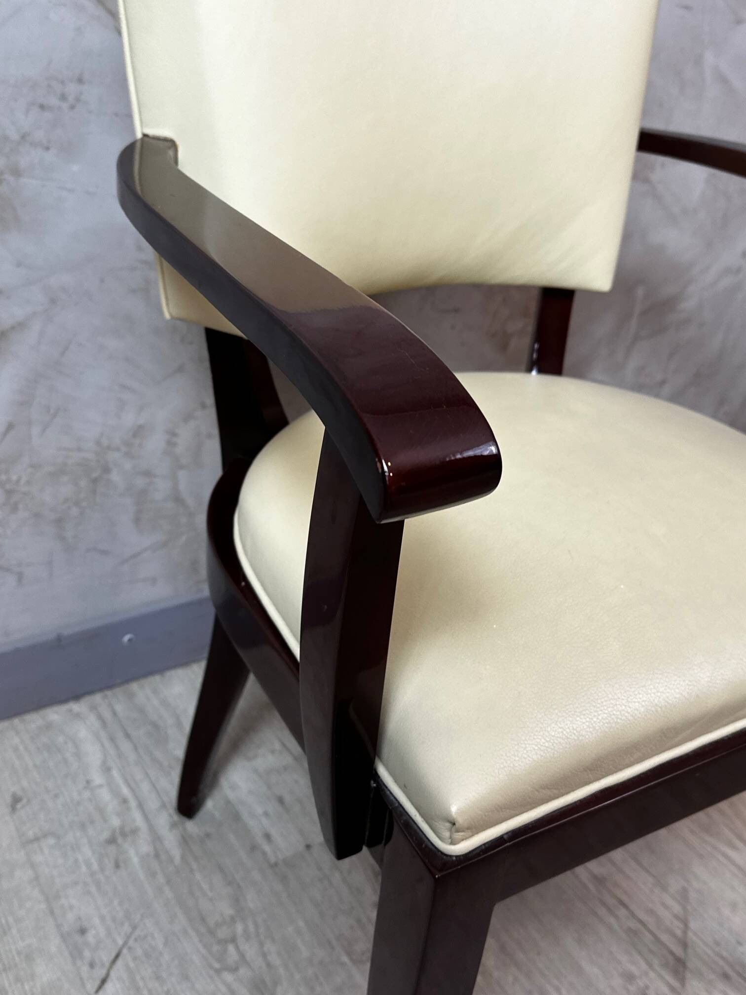 Pair of bridge armchairs