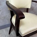 Pair of bridge armchairs