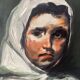 Portrait de jeune fille triste