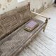 Audoux and Minet cord bench