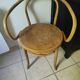 Antique Fischel armchair in bent wood