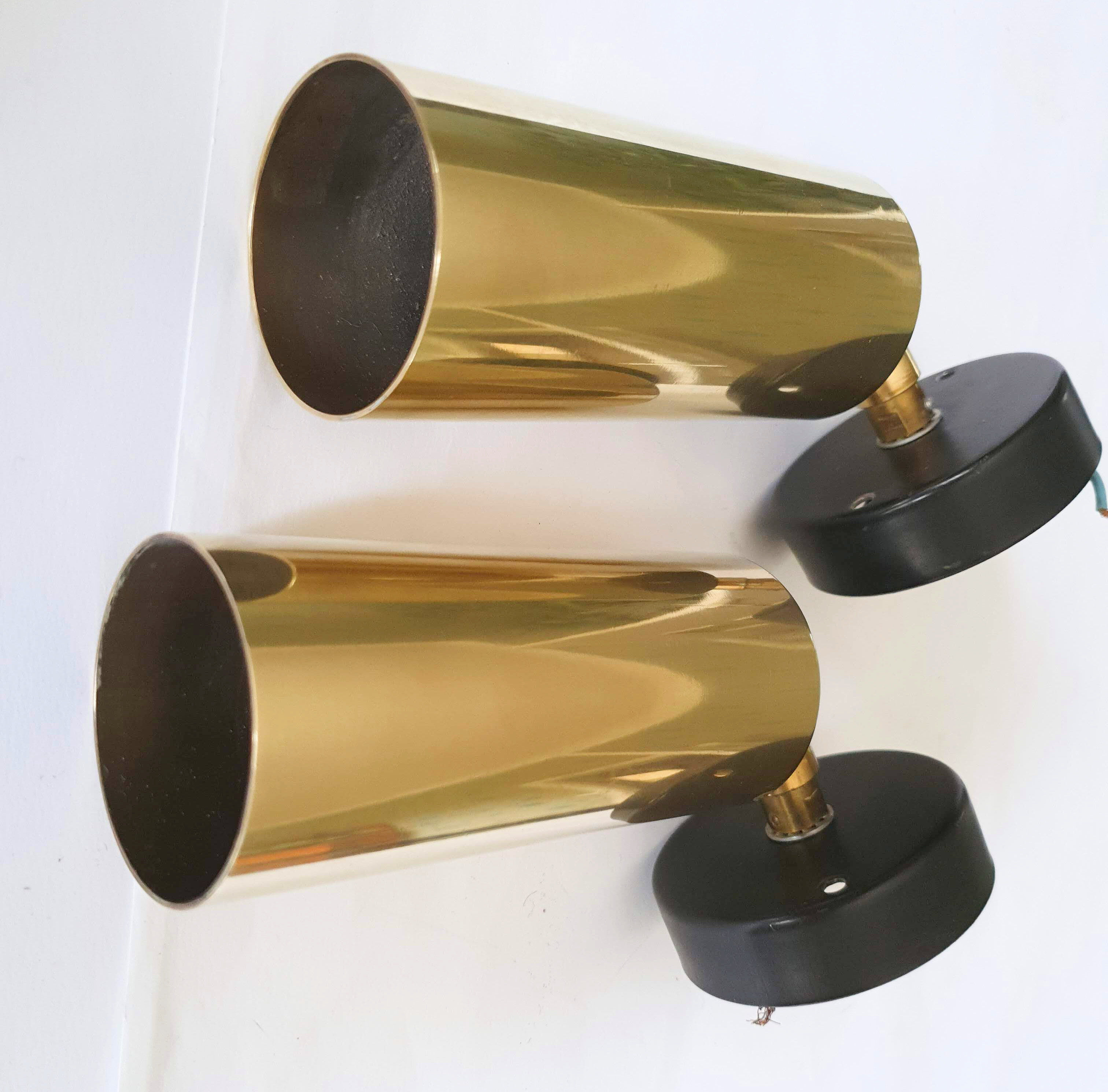 IMO Brass Sconces 60s/70s