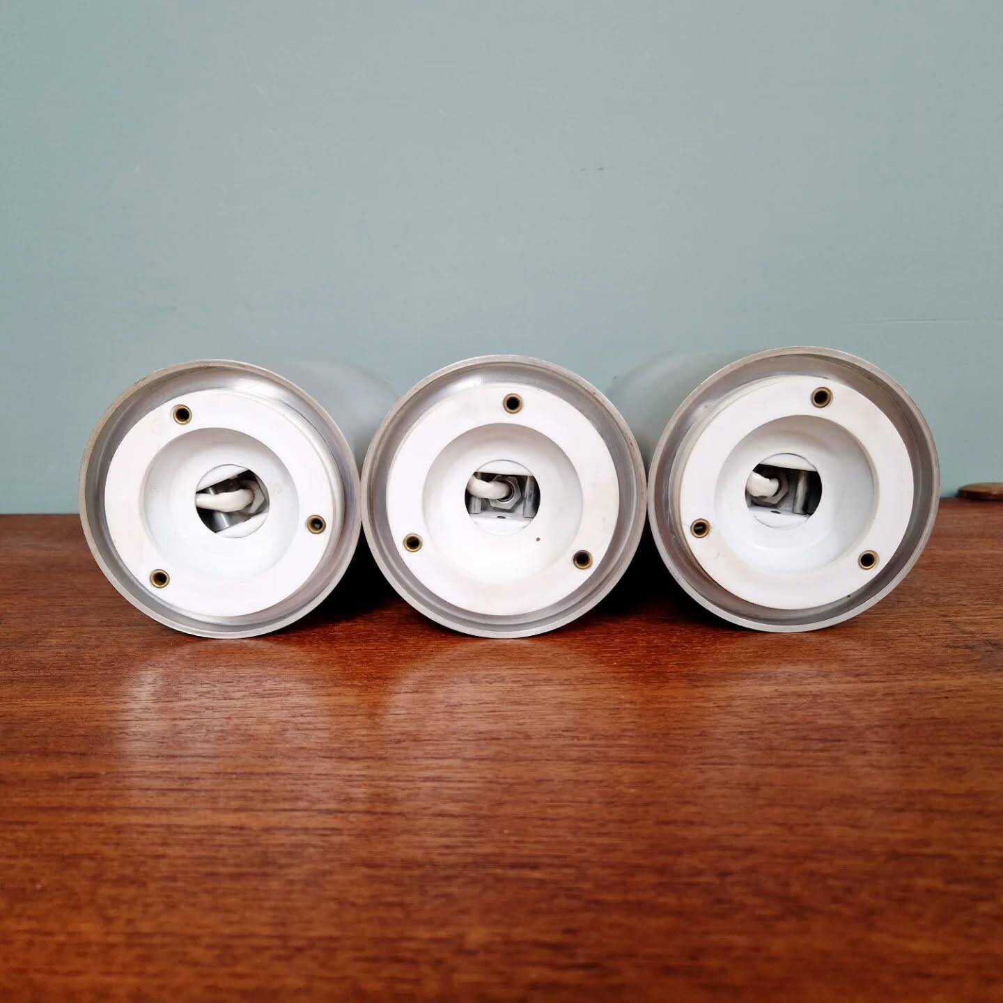 Set of 3 Space Age ceiling lights, Staff Leuchten, 1970