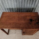 Petit bureau vintage en bois massif