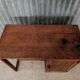 Small vintage solid wood desk