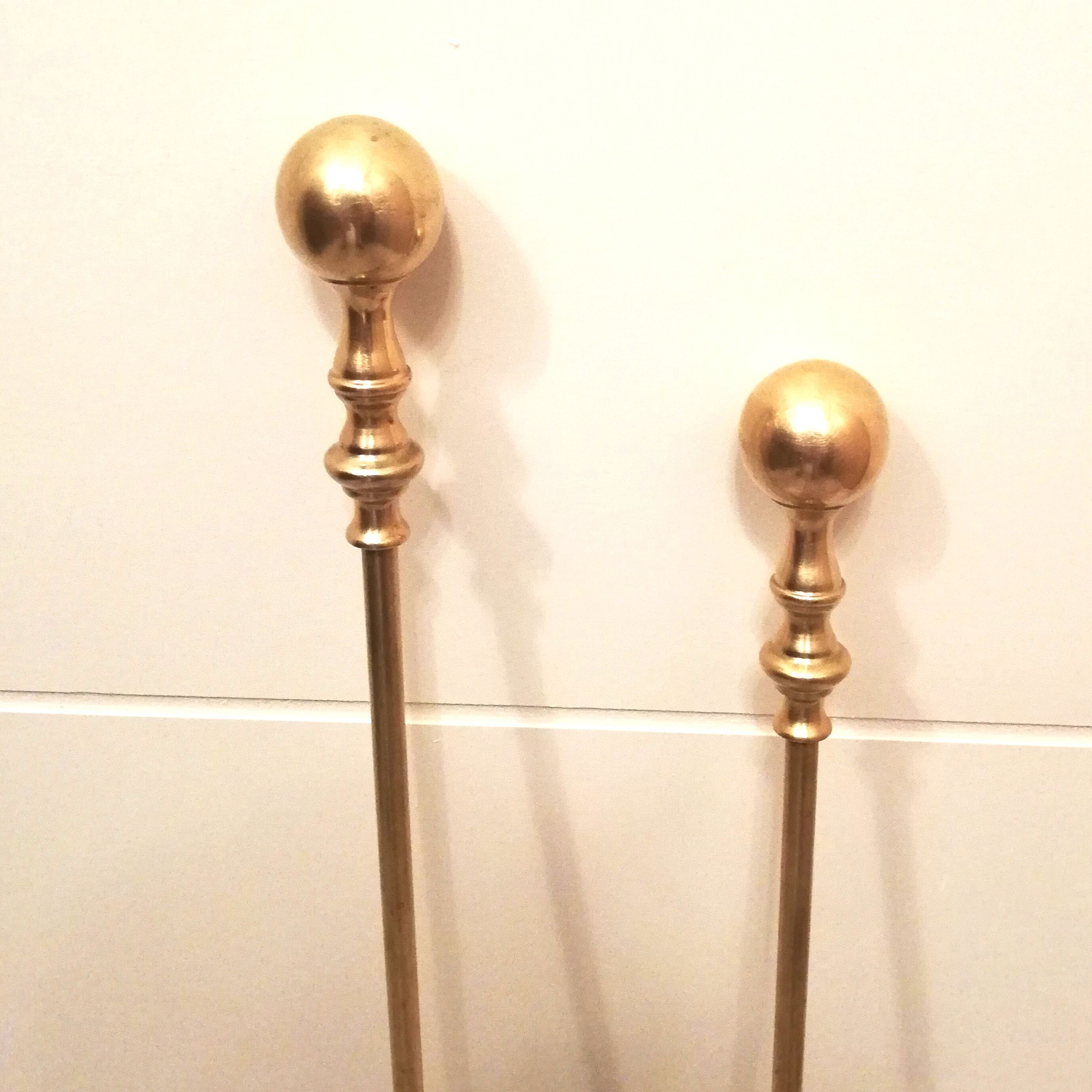 Needed shovel fireplace and brass broom