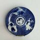 Japan, large white and blue porcelain plate from the 19th century.