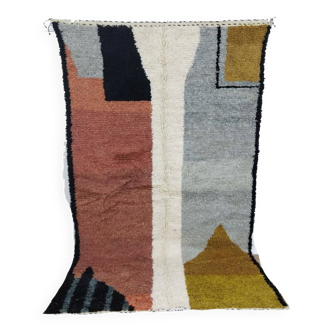 Handmade wool Berber rug 250 X 140 CM