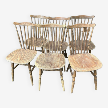 Chaises de bistrot Baumann Tacoma années 60