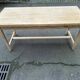 Renovated farmhouse dining table in solid wood 160cm XXth century