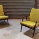 Pair of boomerang armchairs TON Bystřice (Thonet) by Antonin Suman 1960