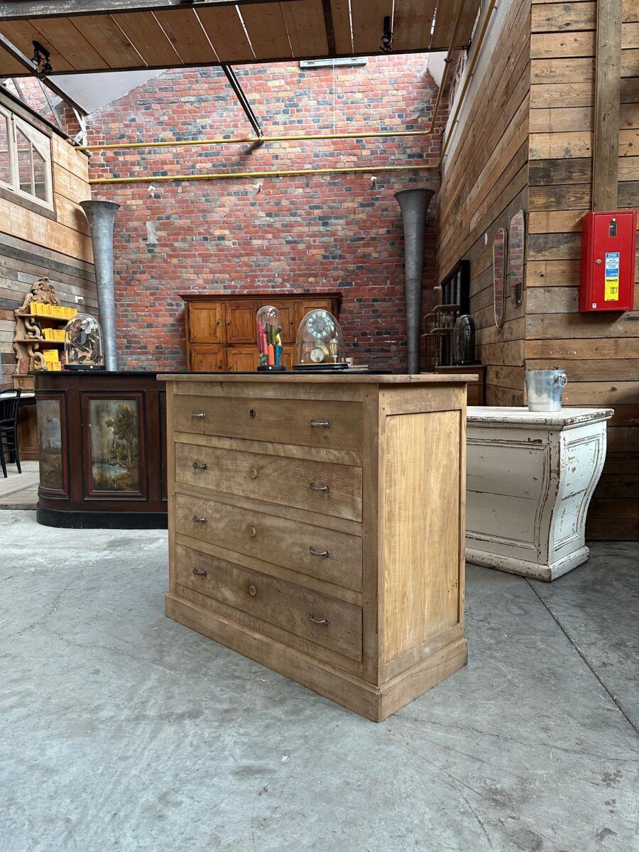 Beech commode, late 19th century