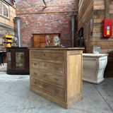 Beech commode, late 19th century