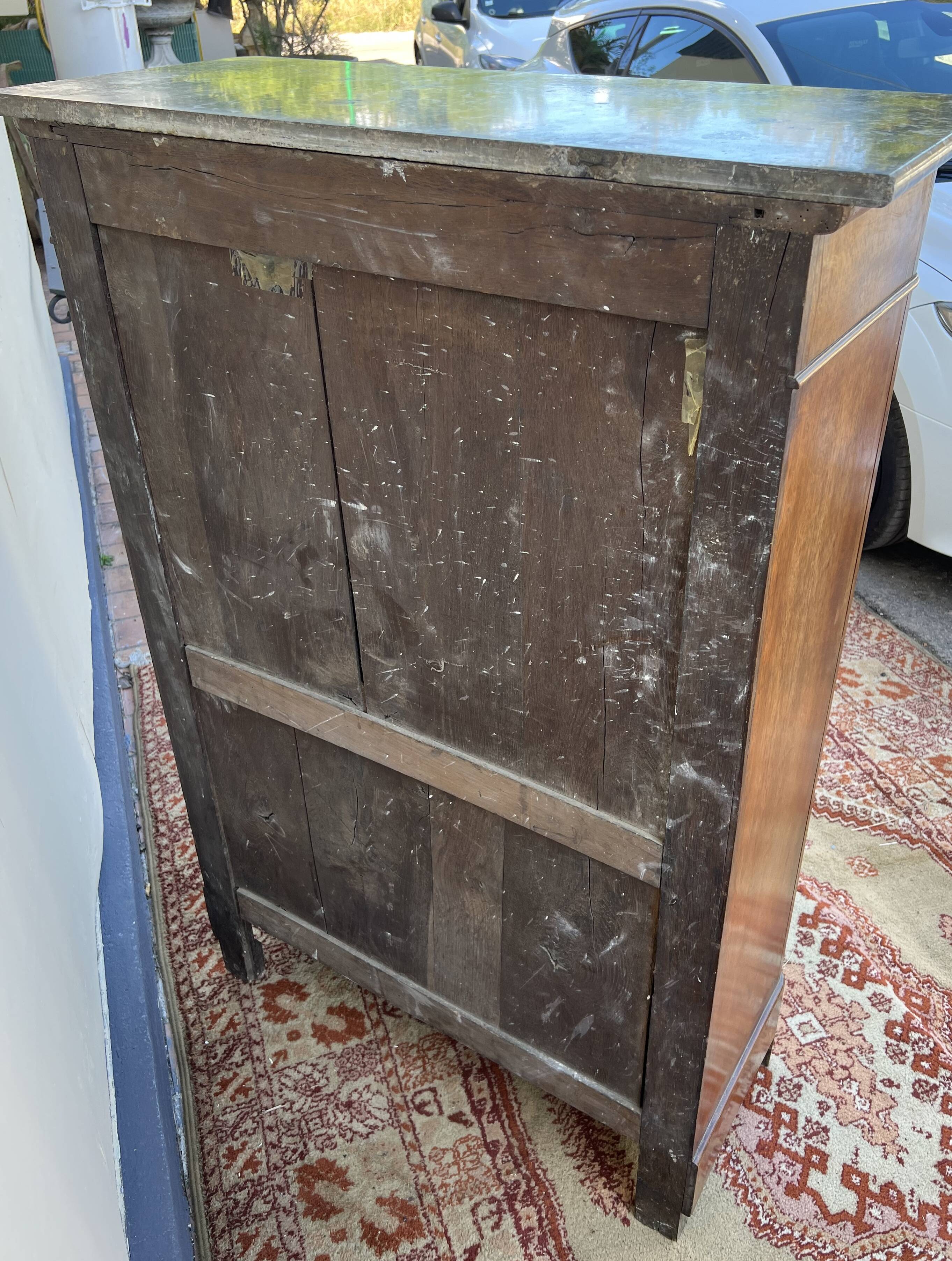 Secrétaire époque restauration en acajou