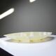 Handcrafted alabaster catchall from natural Egyptian vintage, 1960s-1970s.