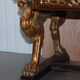 Double-sided writing desk in hardwood with gilt griffins, RJ Horner style.