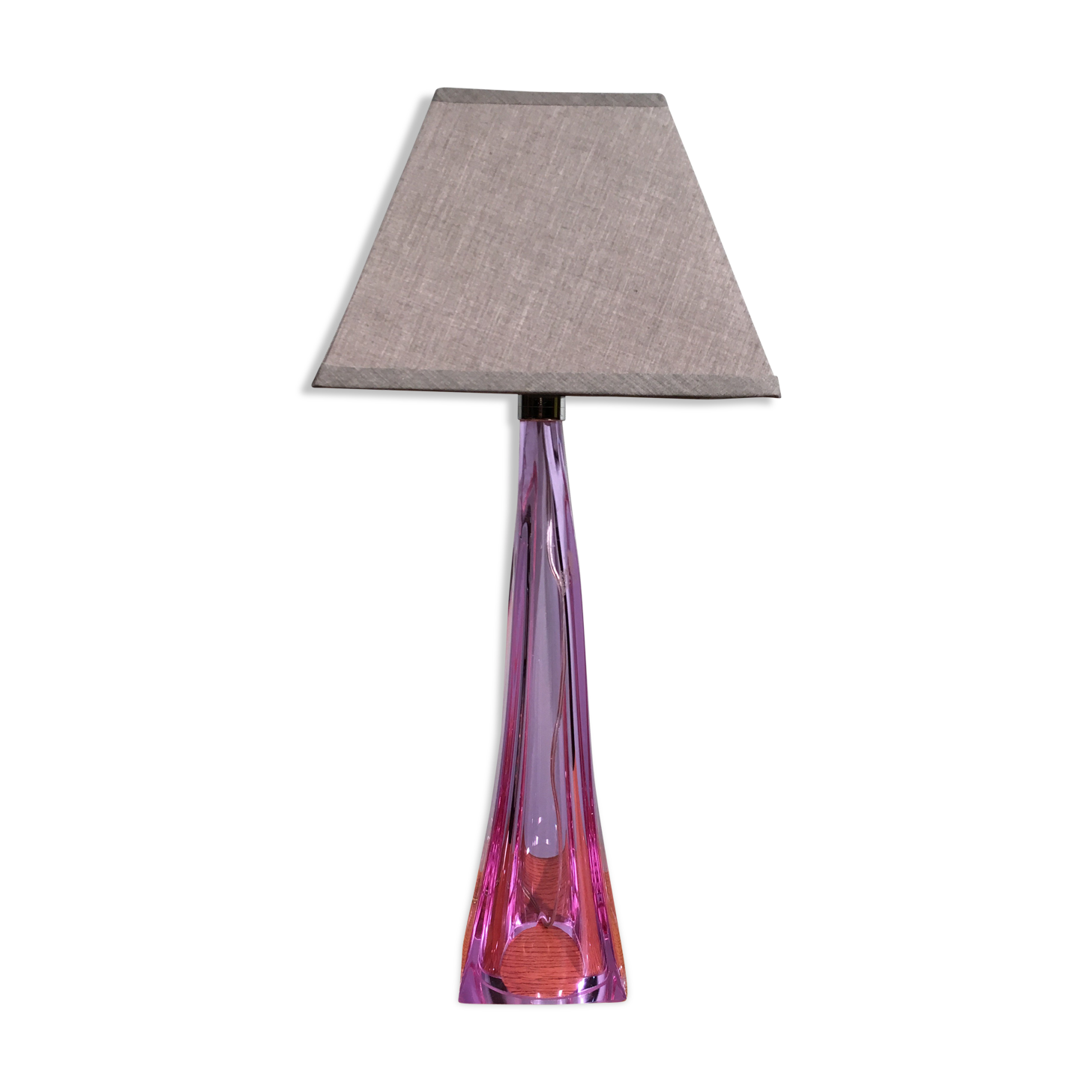 1950 glass lamp