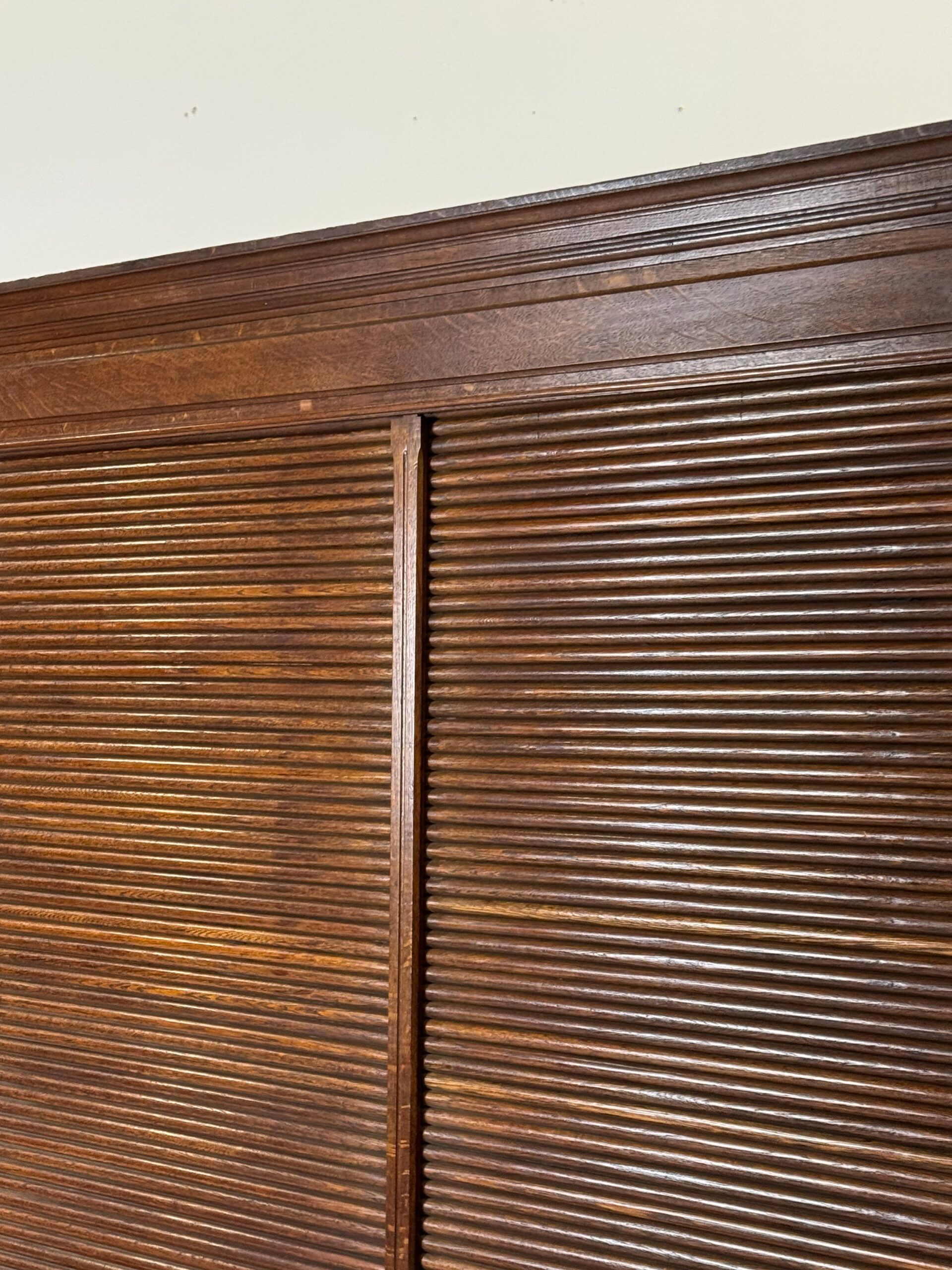 2 x oak filing cabinets ca. 1900