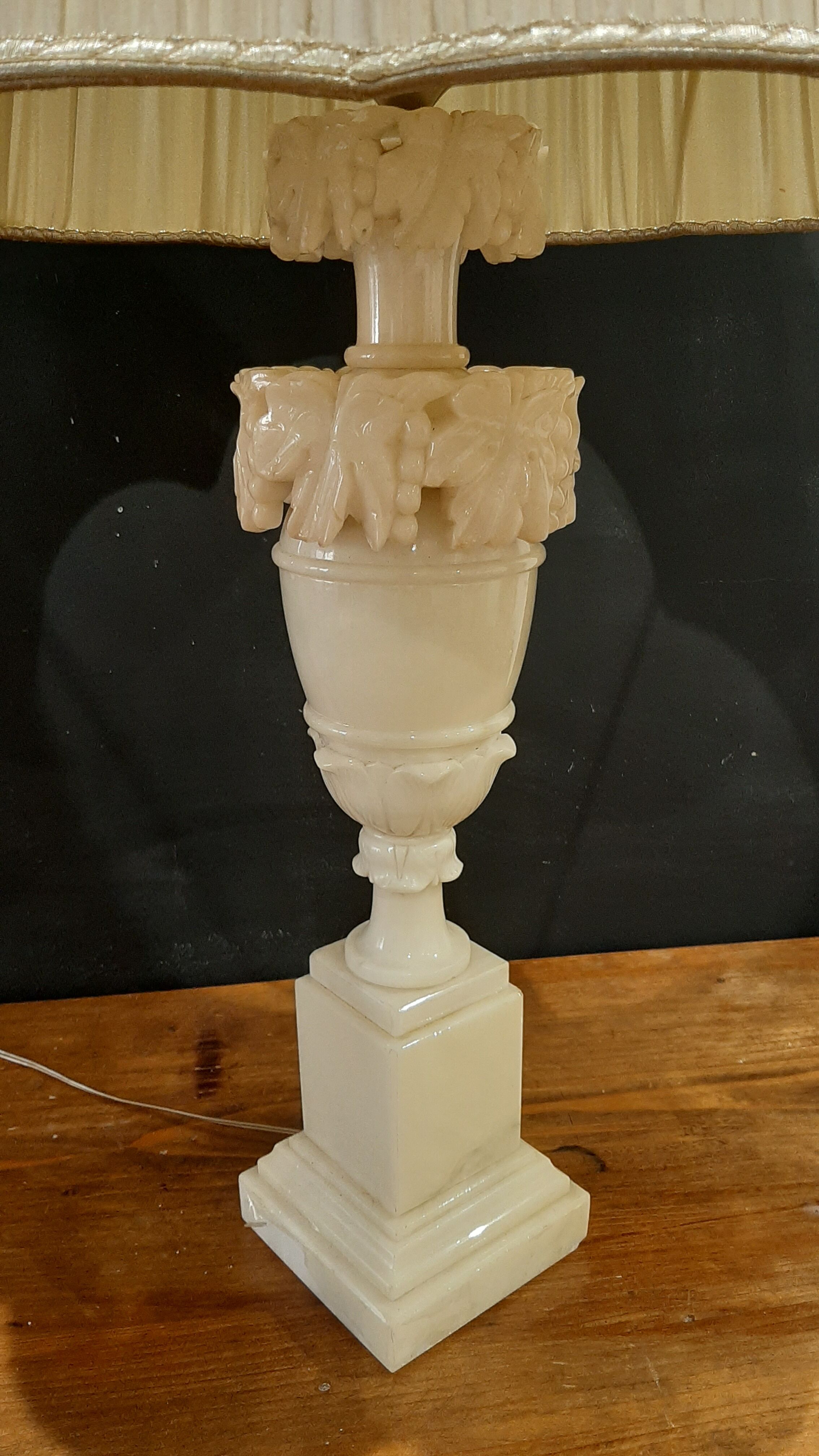 Lampe albâtre 87 cm