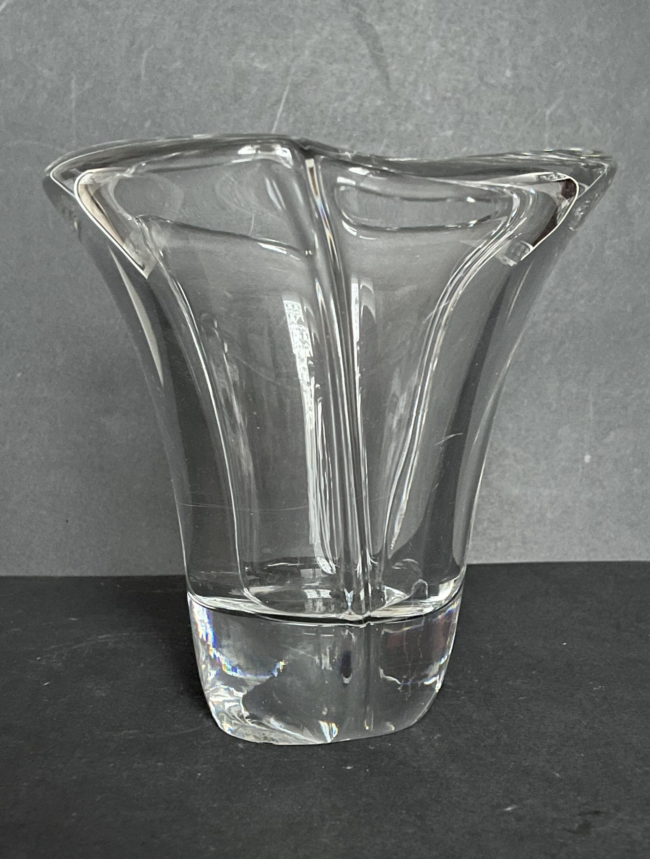 Daum crystal vase