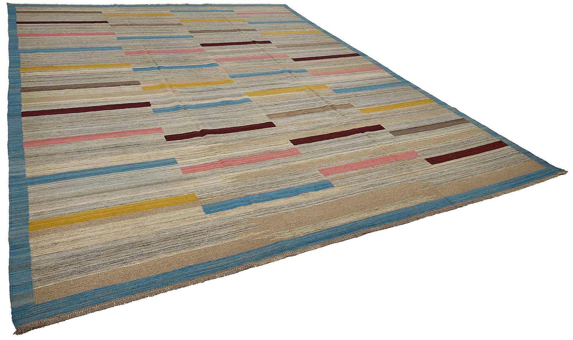 Contemporary Tribal Decorative Kilim 318 cm x 410 cm