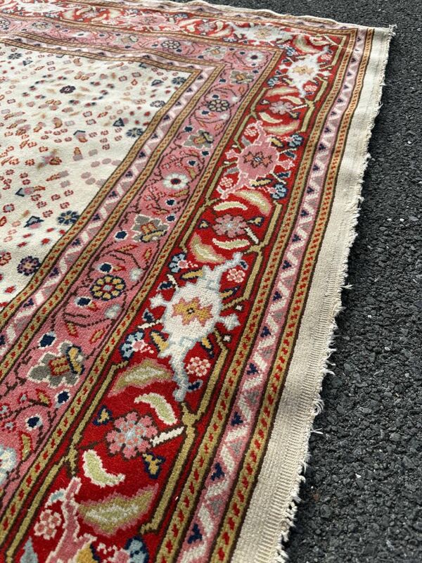 Grand tapis persan fait main