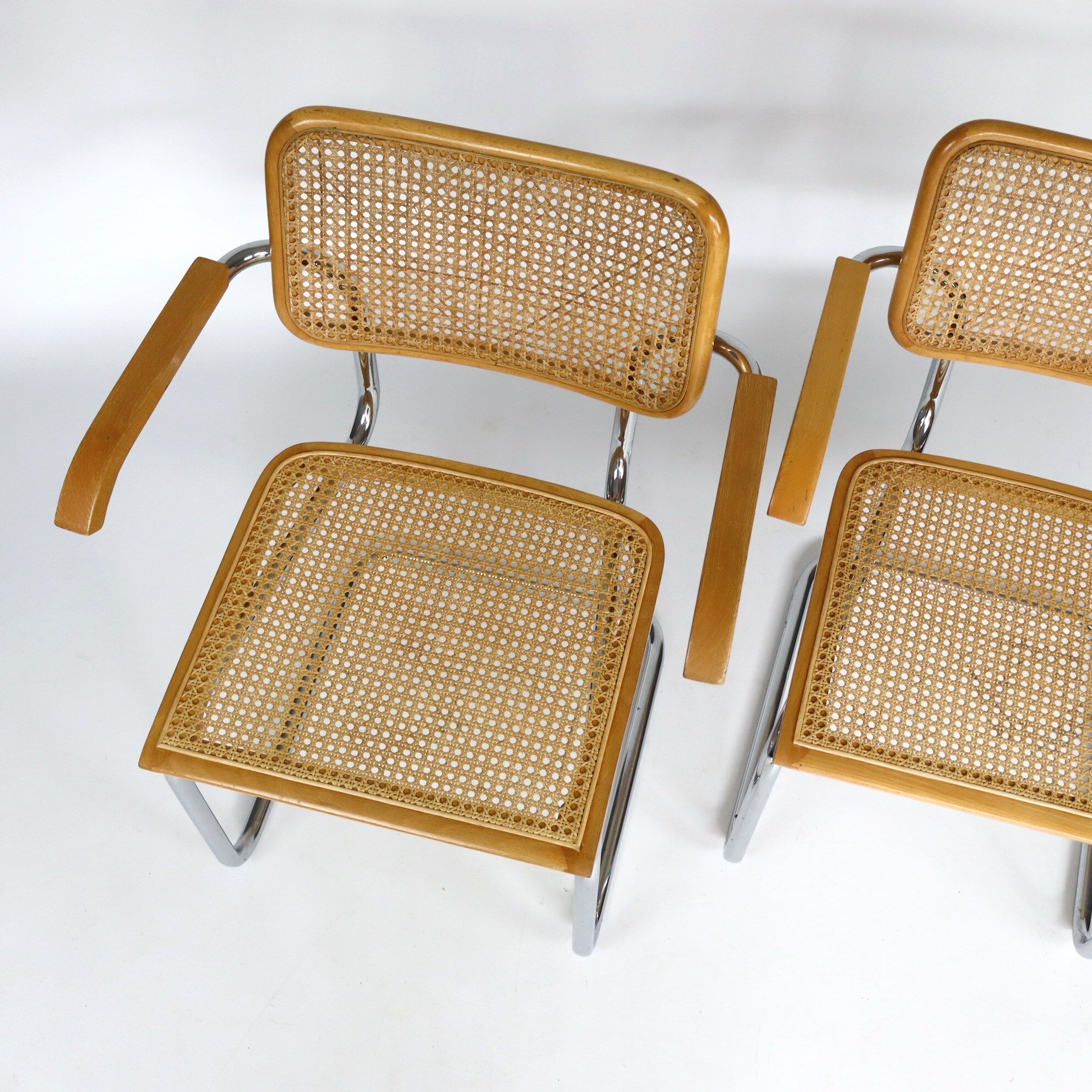 Pair of chairs Marcel Breuer B64 Cesca