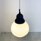 Opaline pendant light 1930s