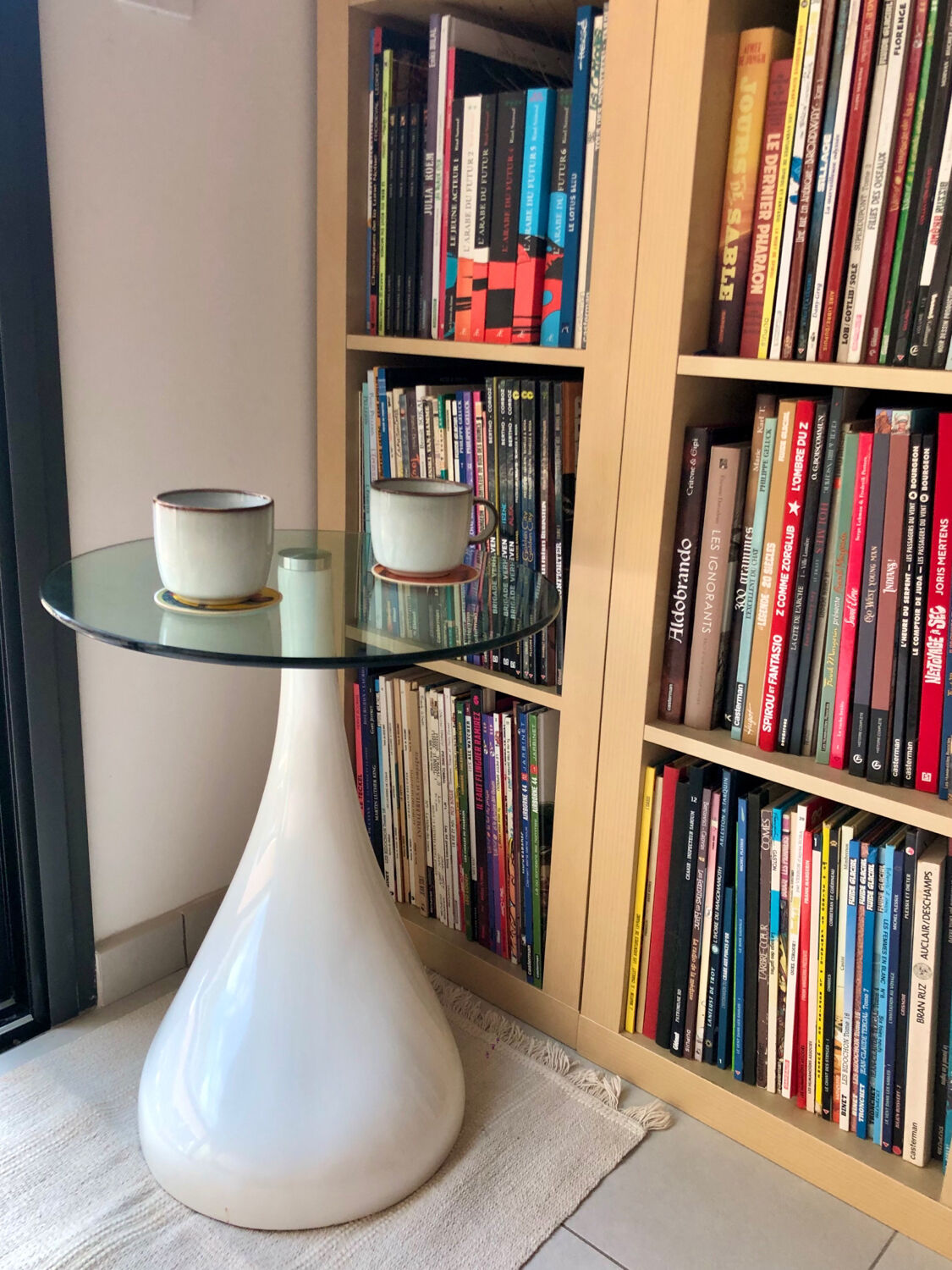 Space age side table