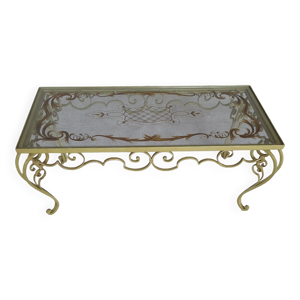 Table basse verre et