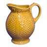 Sarreguemines mustard-colored carafe