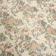 Tapis en laine et coton à décor floral