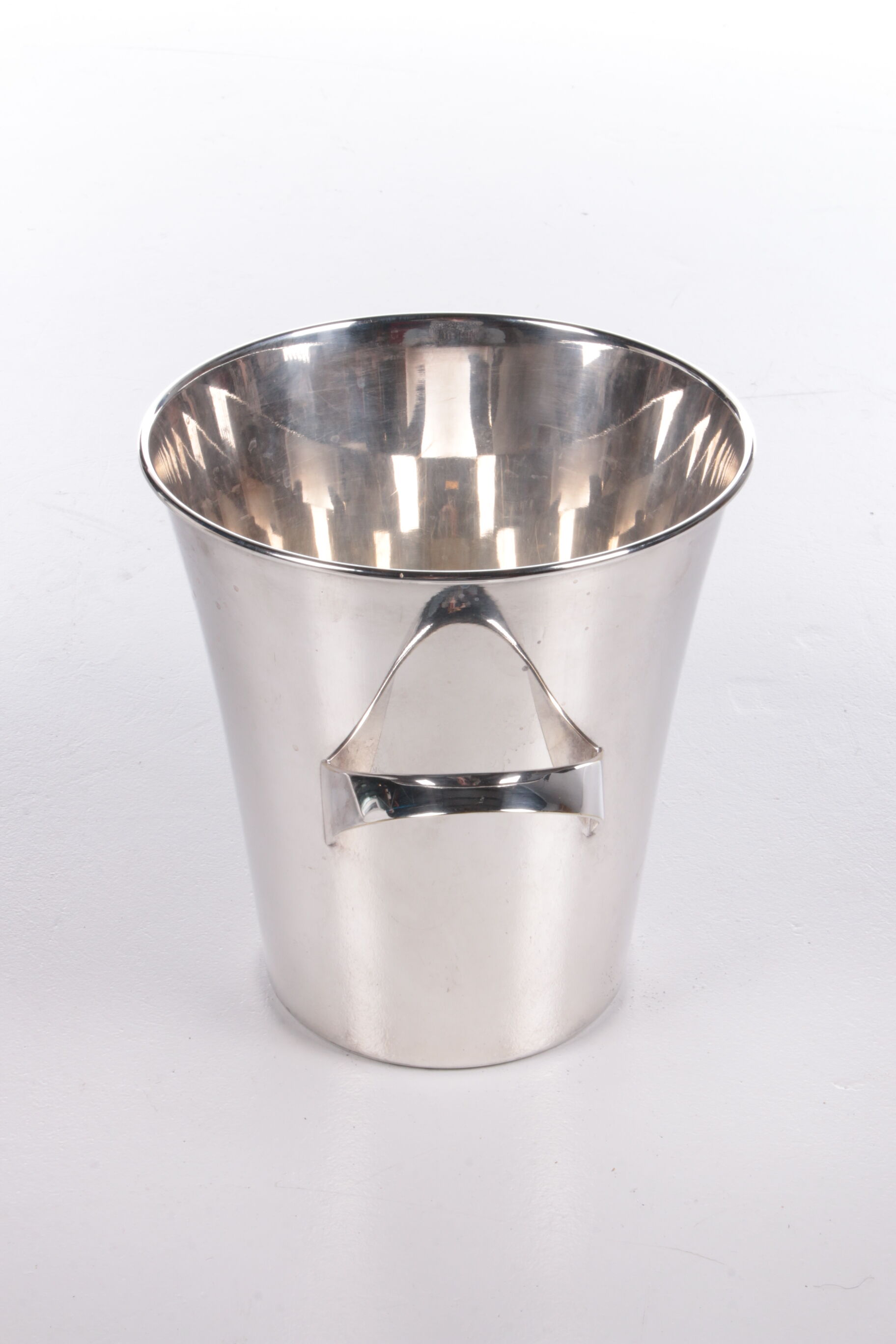 Silver plated designer champagne cooler WMF Kurt Mayer Design, 1950s