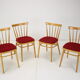 Set of four dining chairs/Tatra Pravenec, 1970's.